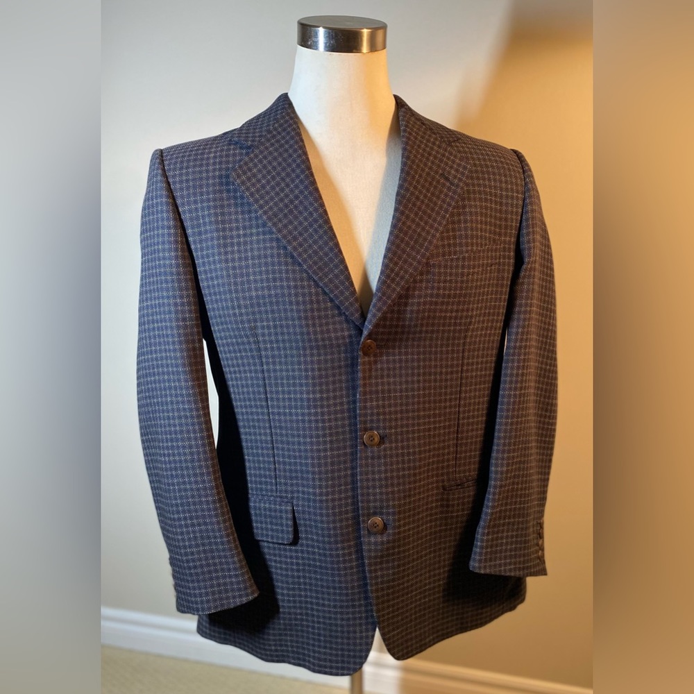 Harry Rosen - Checkered “Sorento” Blazer - 41R